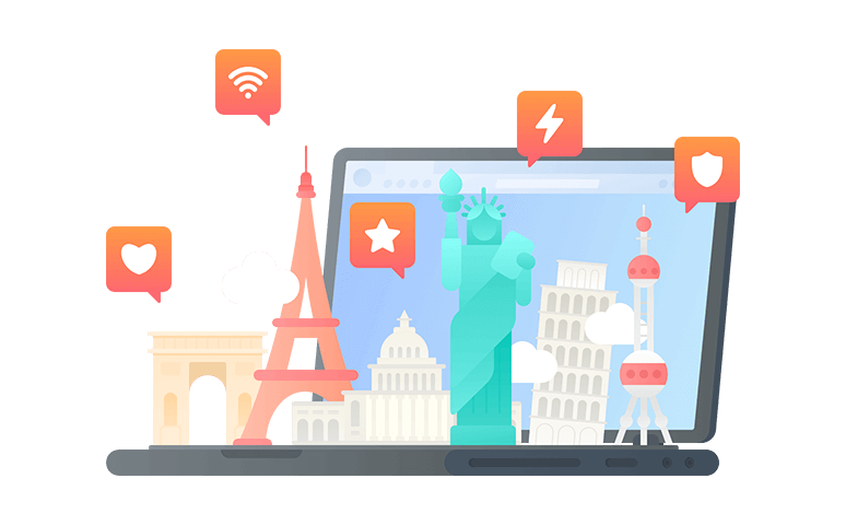 在留尼汪连接到中国的软件 - 翻回VPN